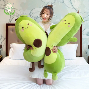 High Quality Fruit Stuffed Plush Toys Pillow Green Avocado Plush Toys