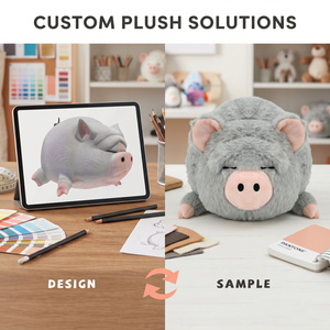 Custom DIY Plush Toy Design Service, Personalized Unique Character Stuffed Animals, OEM Handmade Custom Plush Manufacturer