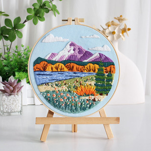 Handmade DIY Embroidery Set Cotton Cloth Sewing Toys