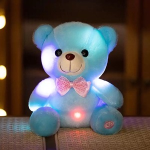 Creative Colorful Teddy Light Romantic Glowing Bear