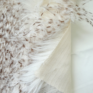 Artificial Raccoon Fur Fabric Long Pile Warm Material