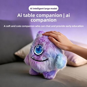 AI Intelligent Voice Dialogue Plush Toy Led Eyes