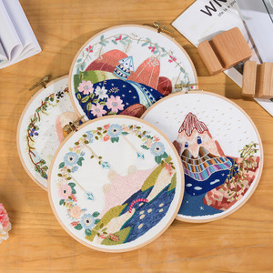 DIY Craft Toys Wholesale Scenery Pattern Embroidery Set