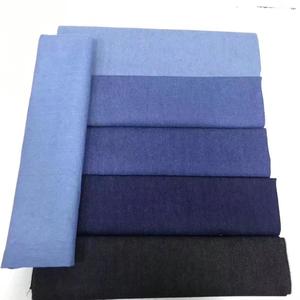 Custom Weight Denim Fabric Soft Handfeeling Plain Twill Weave